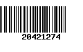 Código de Barras 20421274