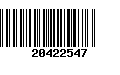 Código de Barras 20422547