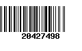 Código de Barras 20427498