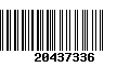 Código de Barras 20437336