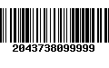 Código de Barras 2043738099999