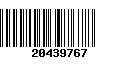 Código de Barras 20439767