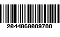 Código de Barras 2044060089788