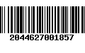 Código de Barras 2044627001857