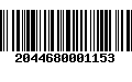 Código de Barras 2044680001153