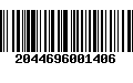 Código de Barras 2044696001406