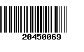 Código de Barras 20450069