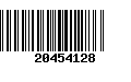 Código de Barras 20454128