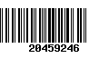 Código de Barras 20459246