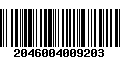 Código de Barras 2046004009203