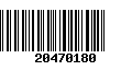 Código de Barras 20470180