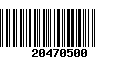 Código de Barras 20470500