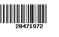 Código de Barras 20471972