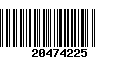 Código de Barras 20474225