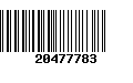 Código de Barras 20477783