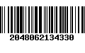 Código de Barras 2048062134330