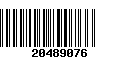 Código de Barras 20489076