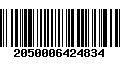 Código de Barras 2050006424834