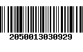 Código de Barras 2050013030929