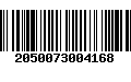 Código de Barras 2050073004168