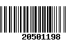 Código de Barras 20501198