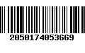 Código de Barras 2050174053669