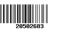 Código de Barras 20502683