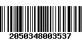 Código de Barras 2050348003537