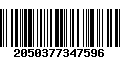 Código de Barras 2050377347596