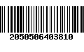 Código de Barras 2050506403810