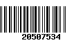 Código de Barras 20507534