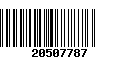 Código de Barras 20507787