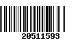 Código de Barras 20511593