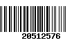 Código de Barras 20512576