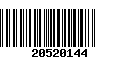 Código de Barras 20520144