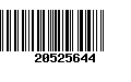 Código de Barras 20525644