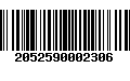 Código de Barras 2052590002306