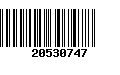 Código de Barras 20530747