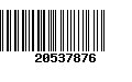 Código de Barras 20537876