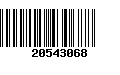 Código de Barras 20543068