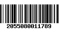 Código de Barras 2055080011789