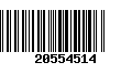 Código de Barras 20554514