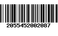 Código de Barras 2055452002087