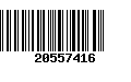 Código de Barras 20557416