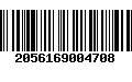 Código de Barras 2056169004708