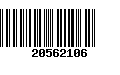 Código de Barras 20562106