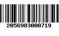 Código de Barras 2056983000719