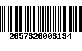 Código de Barras 2057320003134