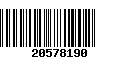 Código de Barras 20578190