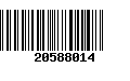 Código de Barras 20588014